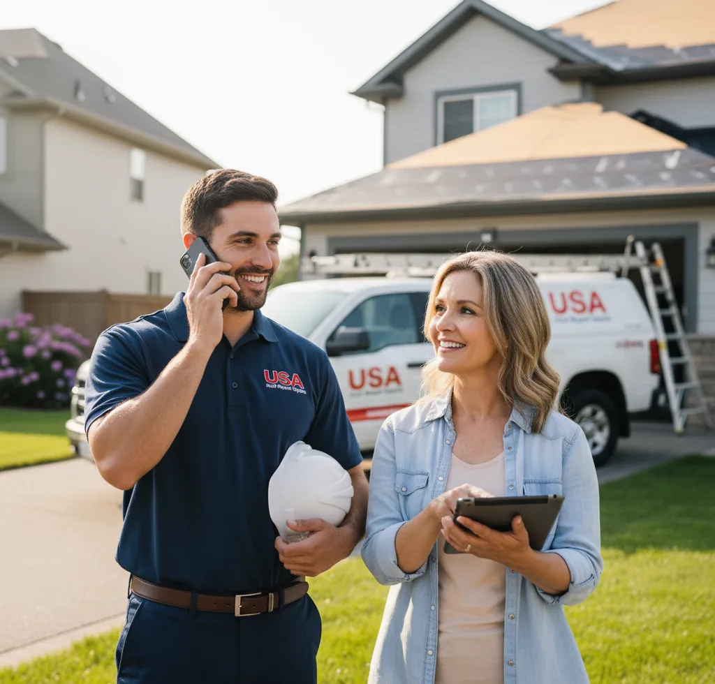 USA Roof Repair Experts customer support in Etta